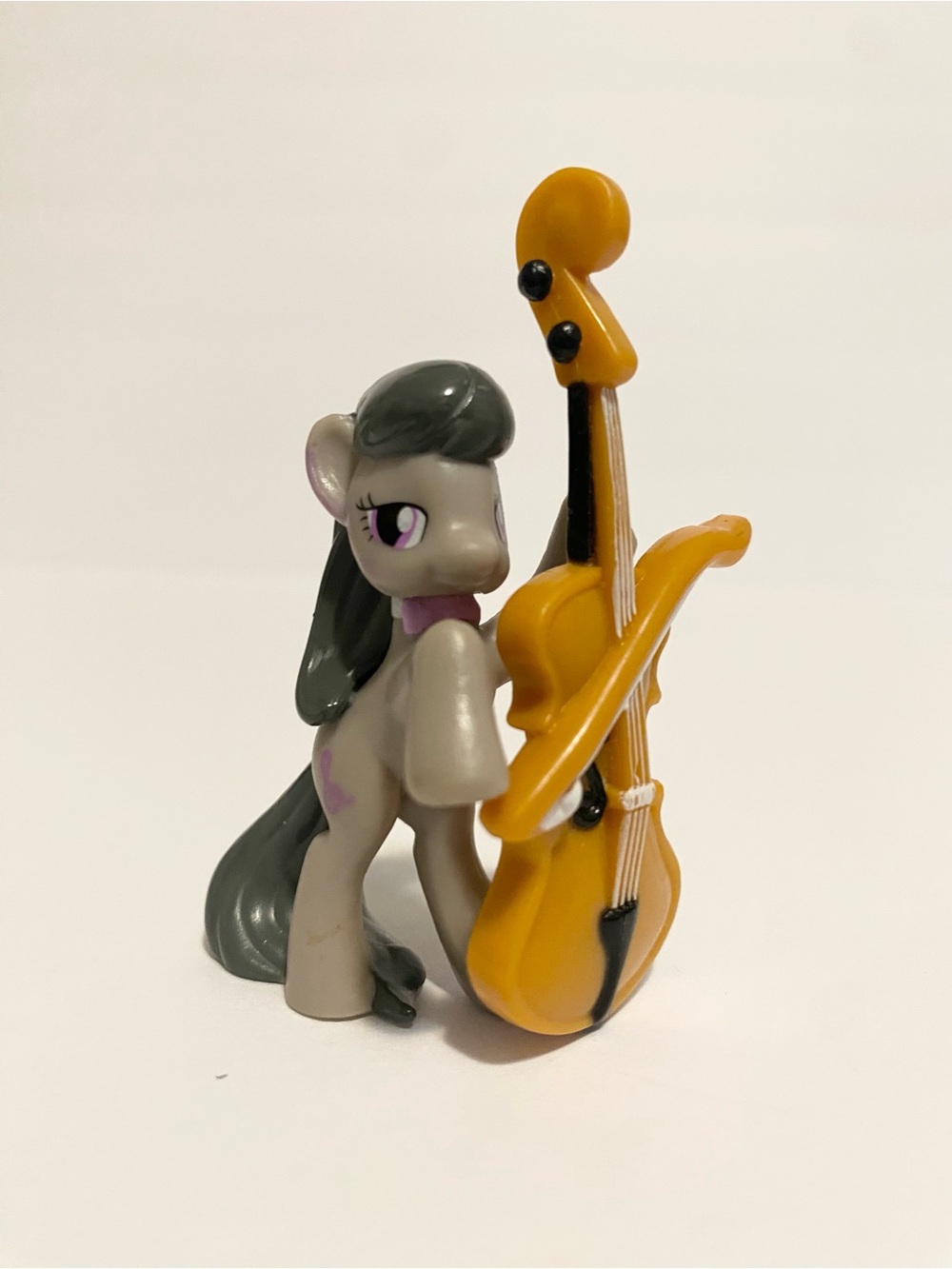 Hasbro My Little Pony Toy Figurine 2" Mini Gray Purple Musical Notes 4/$20 🛑